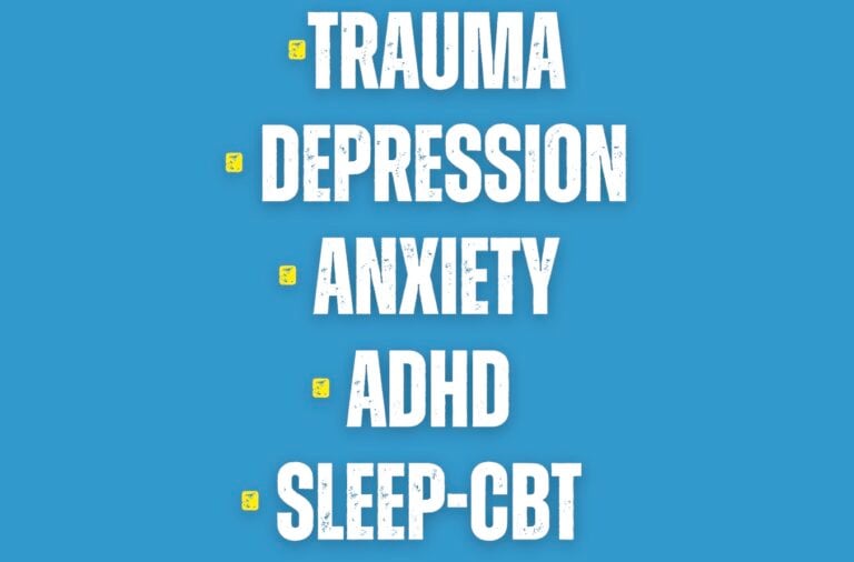 Trauma Depression Anxiety ADHD Sleep CBT CBT-I